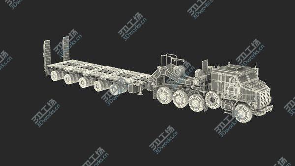 images/goods_img/20210312/3D Oshkosh M1070 Tank Transporter Tractor with M1000 Semi-Trailer Camo Clean Rigged/5.jpg